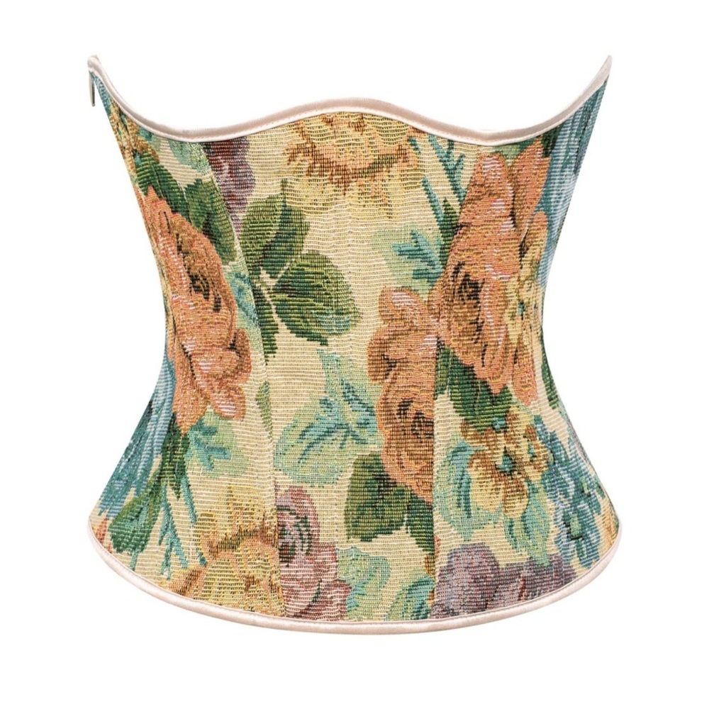 Scarlet Darkness Under-bust Corset Top, apricot